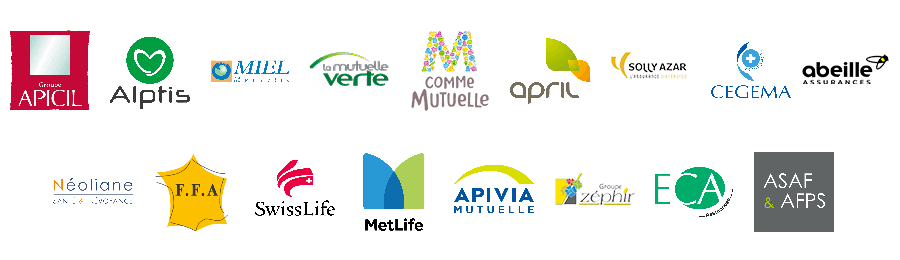 mosaïque logos partenaires assureurs