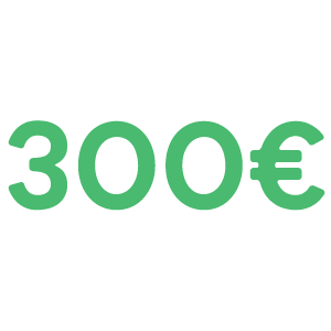 300 €