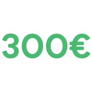 300 €