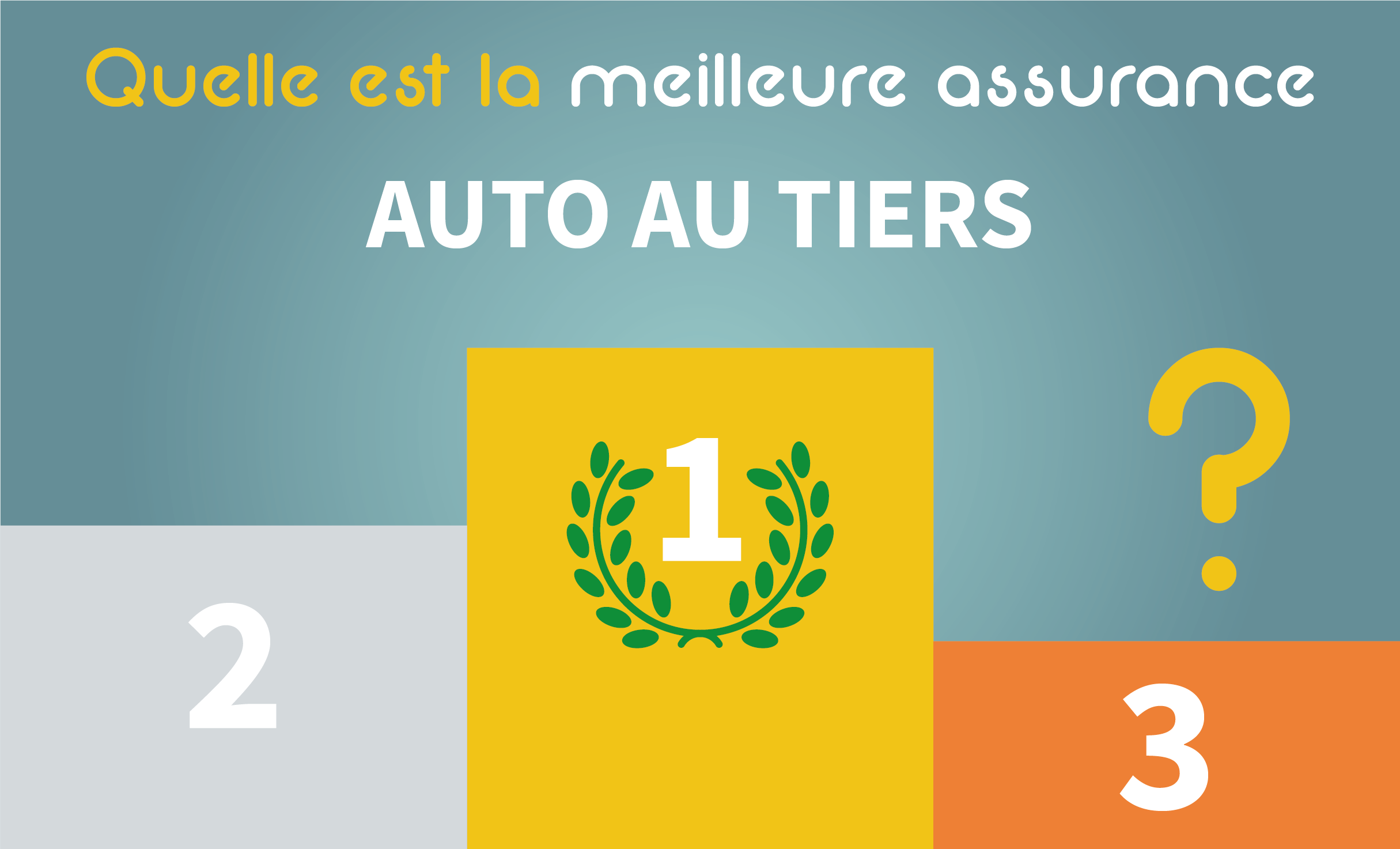 Podium quelles sont les meilleures assurances auto au Tiers ?