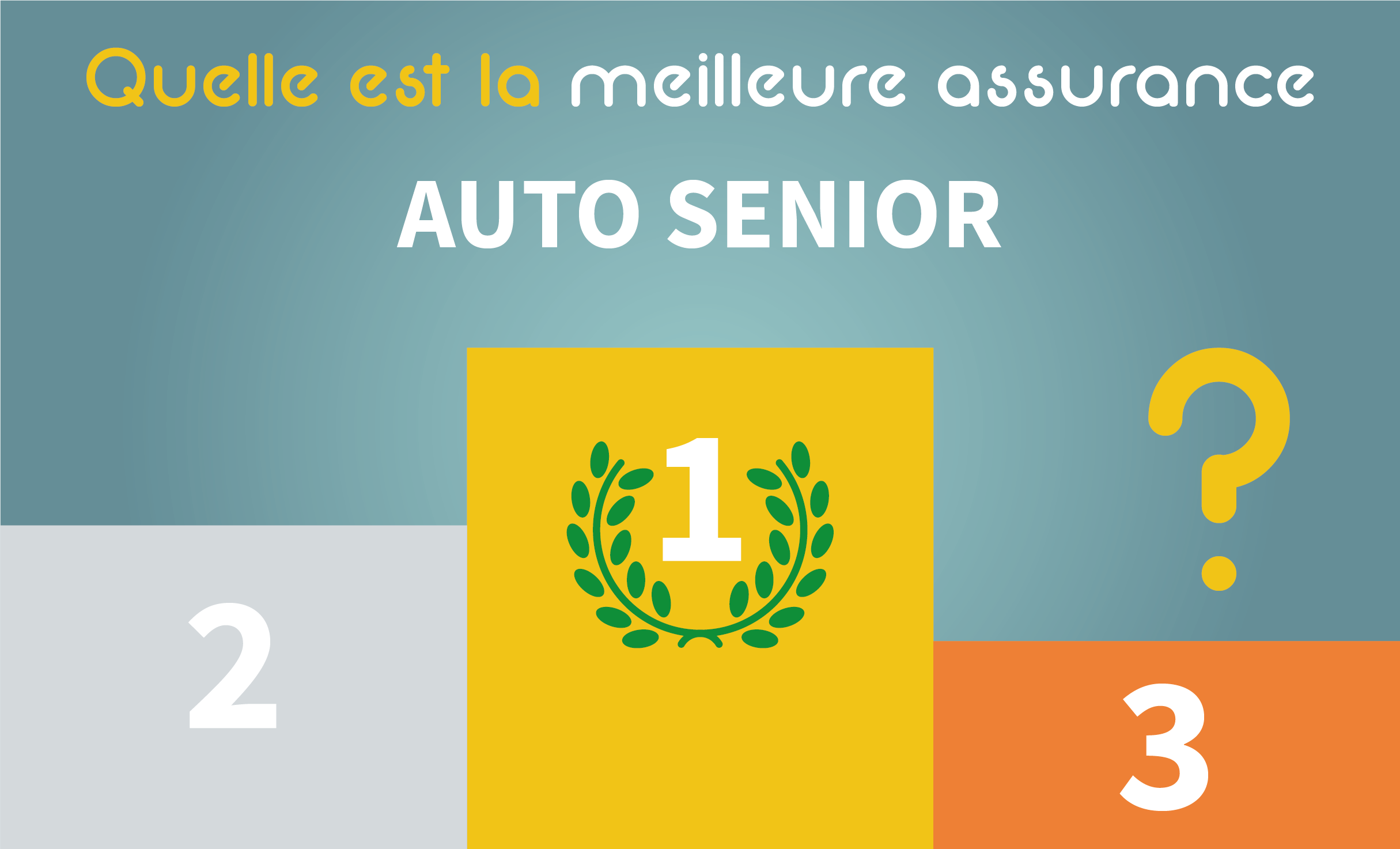 Podium quelles sont les meilleures assurances auto Senior ?
